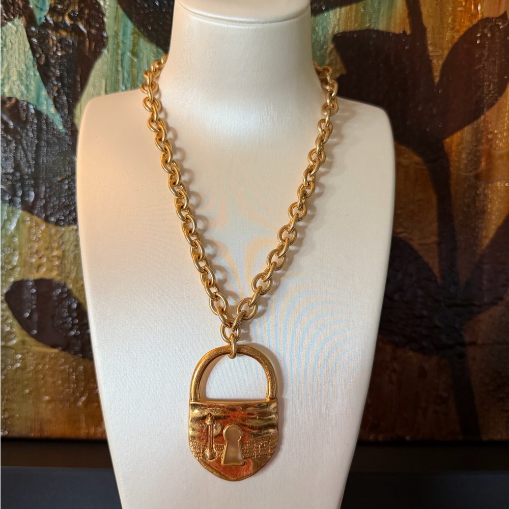 Padlock Pendant Necklace